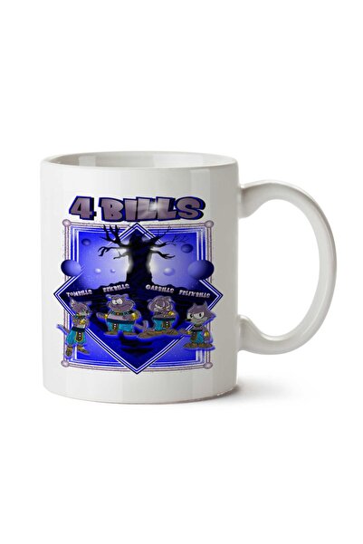 ART HEDİYE 4 Bills1 كوب مطبوع على الجانبين