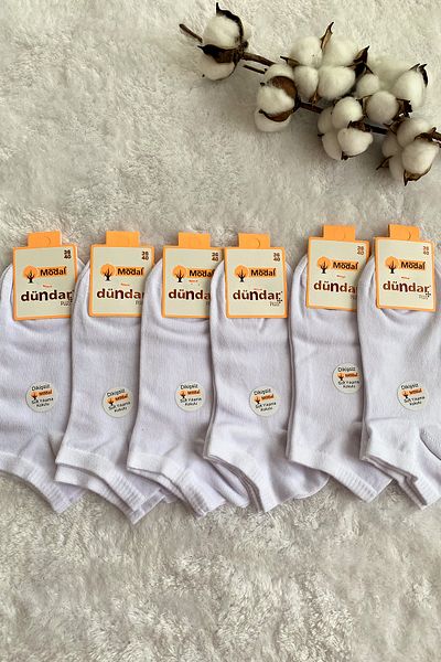 Dündar Scented Bamboo 6-Piece Booties Socks
