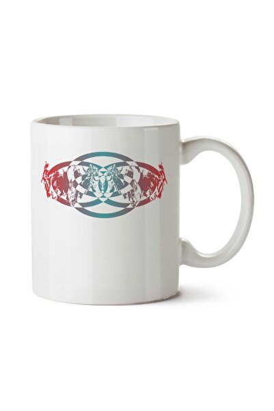 ART HEDİYE كوب مطبوع على الجانبين من Abstrato -artistico