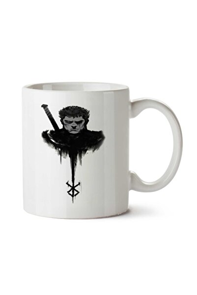ART HEDİYE كوب Berserk Maldicion de Guts مطبوع على الجانبين