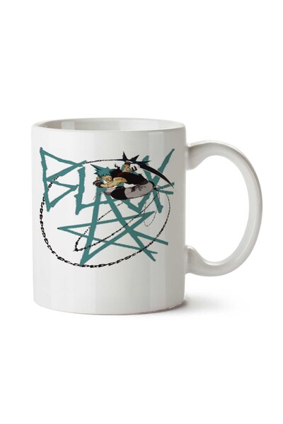 ART HEDİYE Black Star.png Two Sided Printed Mug
