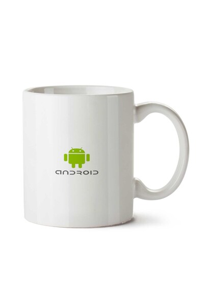 ART HEDİYE كوب أندرويد مطبوع على الجانبين
