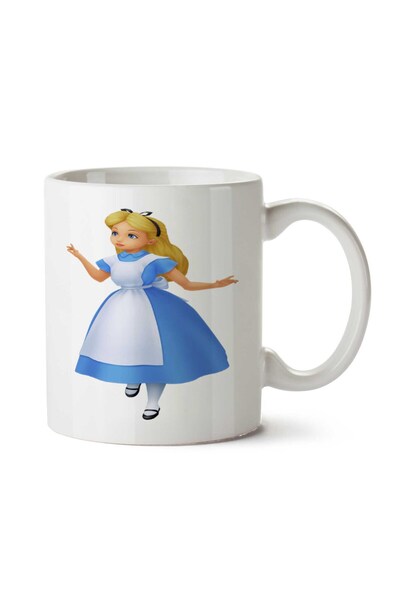ART HEDİYE كوب مطبوع على الجانبين من Alice-Free-PNG-Image