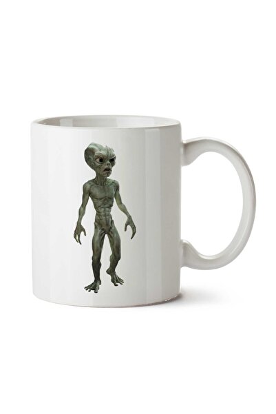 ART HEDİYE Alien UFO Two Side Printed Mug