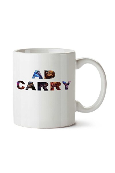 ART HEDİYE كوب AD CARRY مطبوع على الجانبين