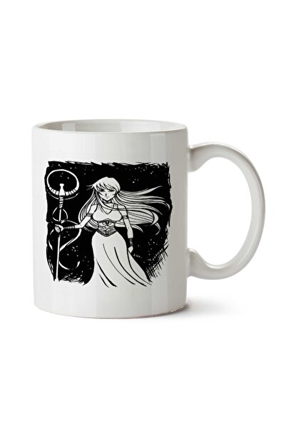 ART HEDİYE Atena - كوب مطبوع على الجانبين من Saint Seiya