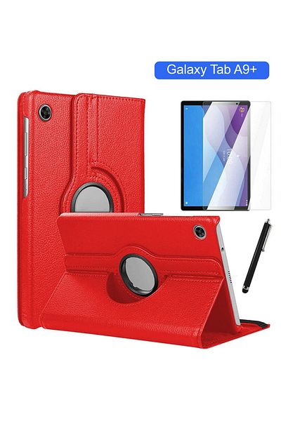 GoGoPlus Samsung Galaxy Tab A9+Plus (11 inch) 2023 Wake Function 360 Stand Tablet Case Pen+Screen Protector