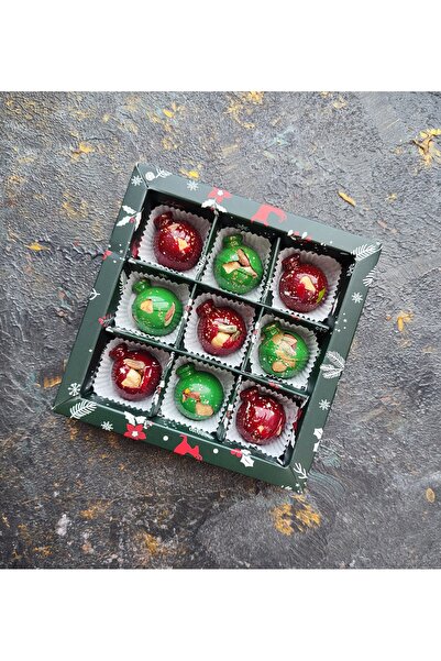 NUİT CHOCOLATE yeni yıl hediyelik el yapımı butik çikolata KUTUSU