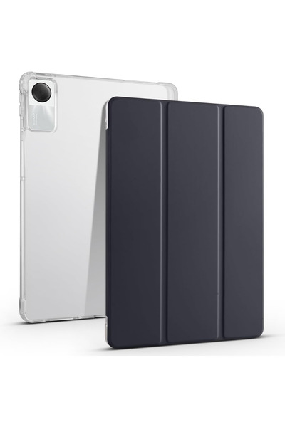 İncisoft Xiaomi Redmi Pad SE 11 Inç Uyumlu Kılıf Smart Standlı Arkası Şeffaf ...
