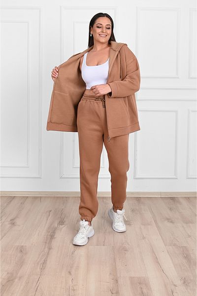 SELF CONTROL Γυναικείο Σετ 3 Κλωστών Ανυψωμένο Διπλό Plus Size