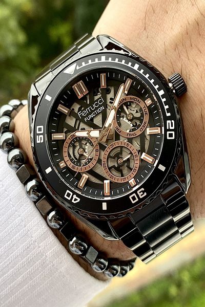Ferrucci Function All Functions Active Men's Wristwatch + Bracelet Gift