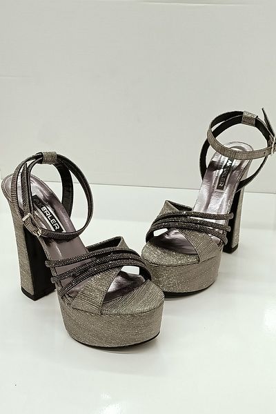 akerler WOMEN'S SPECIAL DESIGN IMPORTED SAYA SMOKED EVENING SHOES LOF6554