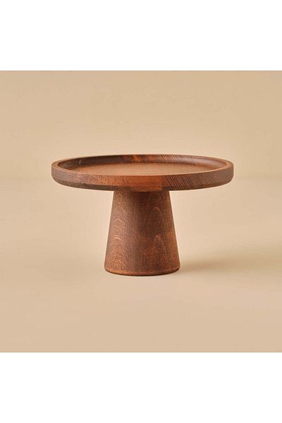 Bella Maison Ven Wood Cake Stand Natural (21 cm)