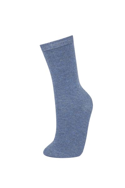 DeFacto 5-Piece Cotton Women's Long Socks Set - B8439axns