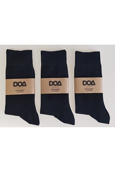 doashop Doa Organic Cotton Rich Men's Socks - 3-Piece