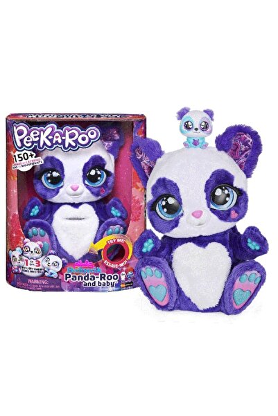 EMİRDEYİZ Spinmaster Peek-a-roo Gizemli Bebek Etkileşimli Panda-roo Peluş Oyu...