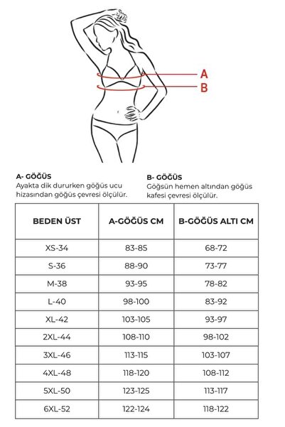 AYYILDIZ 63546 Černý horní díl bikin bez ramínek