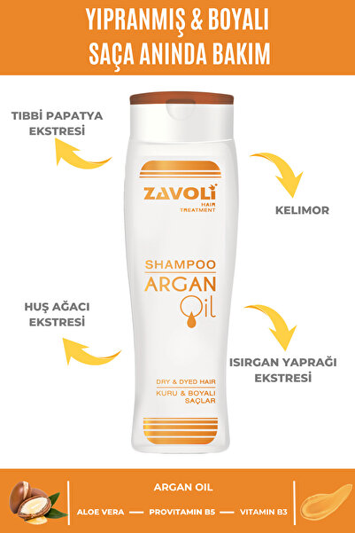 Zavoli 250 ml Argan Yağlı Şampuan