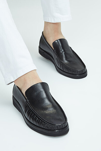 Tamer Tanca Чоловічі шкіряні лофери 183 21505 Erk Ayk Sk23/24