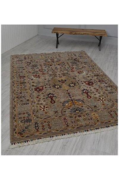 Çam Halı Sultani 805 Vizon Yün Ve Bambu Ile Özel Tezgahlarda Üretilen Otantik Desenli El Emeği Moder