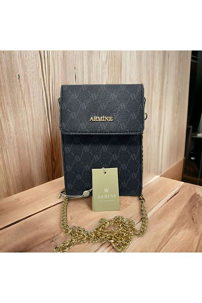 Armine 266 Women's Bag Cross Chain Dot Printed Daily Use 266