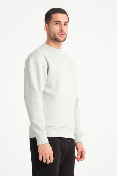COOLHILL Ανδρικό φούτερ Ice Green Crew Neck Basic Crest