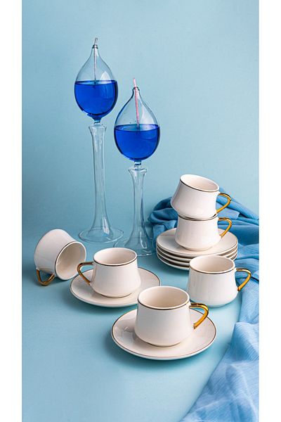 Bambum Pure - 6-Person Coffee Cup Set Wide