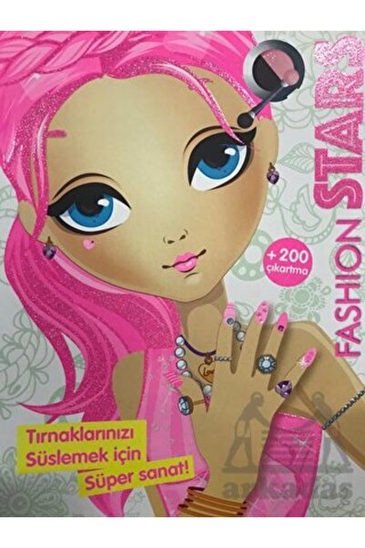 Çiçek Yayıncılık Fashion Stars Super Art to Decorate Your Nails - 200 Stickers