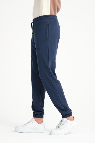 COOLHILL Ανδρικό αθλητικό παντελόνι Navy Blue Basic με πίσω τσέπη
