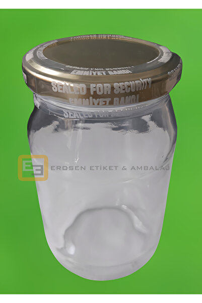 SSEPETLESENE Kavanoz Emniyet Bandı 62-65mm Kapak Baskılı (150 ADET) - şeffaf ...