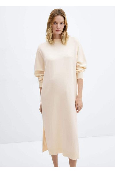 MANGO Woman Round Neck Knitwear Dress