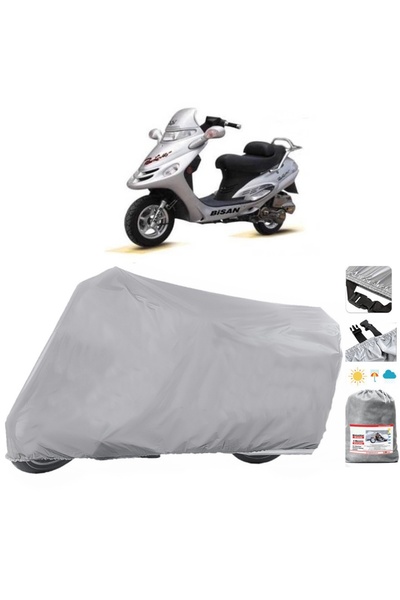 AUTOLION Bisan Pacific 125 Motorcycle Tarpaulin Waterproof UV Sun Protection
