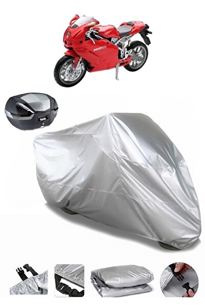 AUTOLION حقيبة خلفية Ducati 999 متوافقة مع القماش المشمع للدراجات النارية بجو...