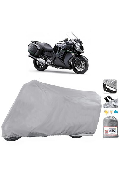 AUTOLION Kawasaki GTR 1400 Motorcycle Tarpaulin Waterproof Uv Sun Protection
