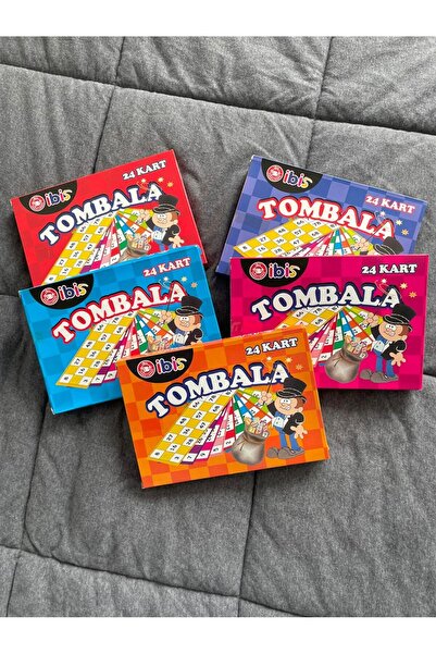 Numaca Tombala Aile Oyunu Kutulu Lüx Tombala Yılbaşı Oyunu 24 Adet Oyun Kartı