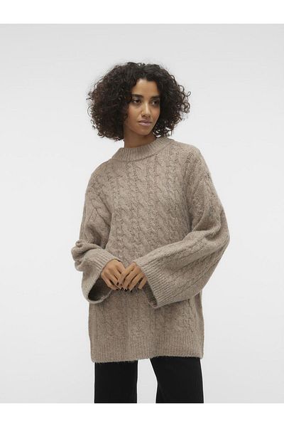 Vero Moda Strickpullover VMCOBALT LS O-NECK PULLOVER EXC