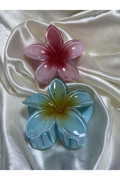 ELİF COLLECTİON Catarama cu zidar flori de lotus (2 bucăți) dimensiune mare 8 cm