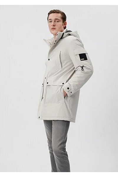 Mavi BLUE MEN'S HOODED PARKA Moon Stone Beige0110124-70144