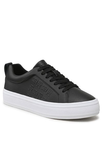Tommy Hilfiger حذاء رياضي TH Embossed Vulc - مريح وأنيق