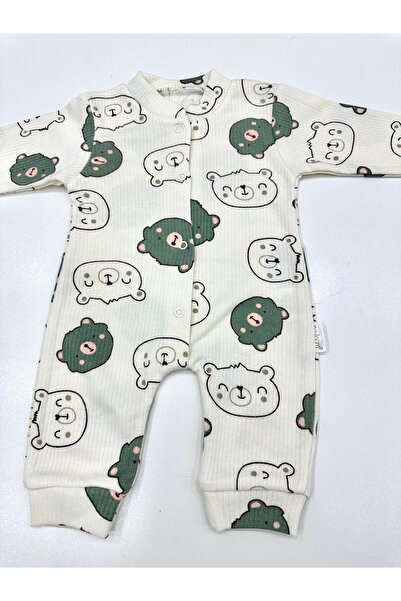 Nayinom Hep Modam Teddy Bear Patterned Baby Onesie
