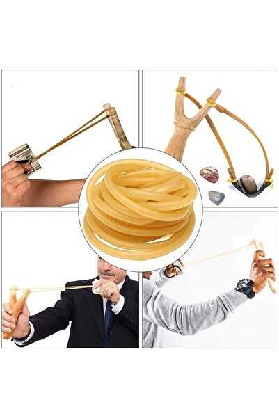 EXİZ TİCARET 1 Metre , 4-6 mm Turnike Dren Lastiği, Sapan Lastiği