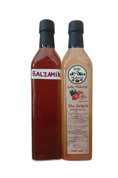 Balzamik Sirkesi - Alıç Sirkesi 2'li Paket 500 Ml