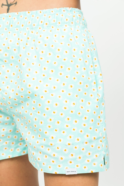 Paul Kenzie Desenli Erkek Ev Şort – Chill Space Collection – Sunny Side Up
