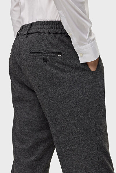 BOSS Wool and Stretch Blend Slim Fit Trousers Men'S TROUSERS 50503253 021