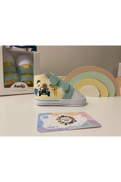 Funny Baby Sağlıklı, Esnek, Hafif Bantlı Bebek Ayakkabı