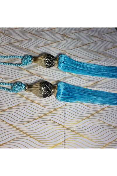 Üçbey Fon Perde Toplama Aparatı Kornise Takmatik Tavan Braçolu Perde Süsü Perde Bağlayıcı Perde Kordon