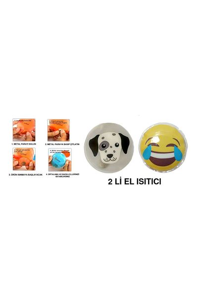 Bosphorus 2 Pcs Smile, Dog Pocket, Hand Hearing Aid and 9cm Pvc Water Bag
