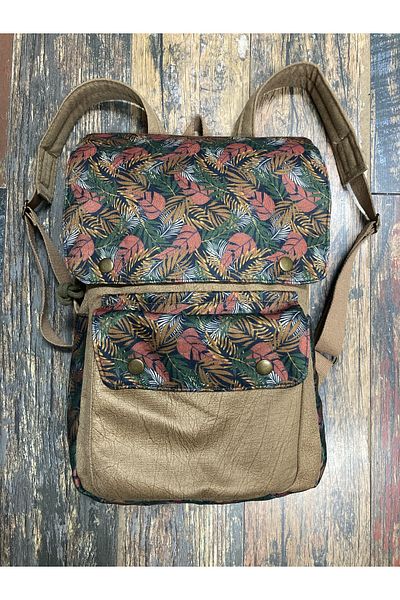 Street Bag Ethnic Αυθεντικό σακίδιο πλάτης με μποέμ με κάλυμμα Καθημερινή χρήση σε κάμπινγκ ταξιδιού
