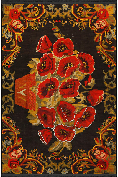 Rugs Modern Halı Covor decorativ modern creativ cu motive florale și de trand...