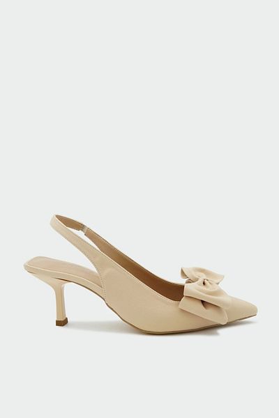 LAMİNTA Pantofi cu toc Maribel Nude Bow